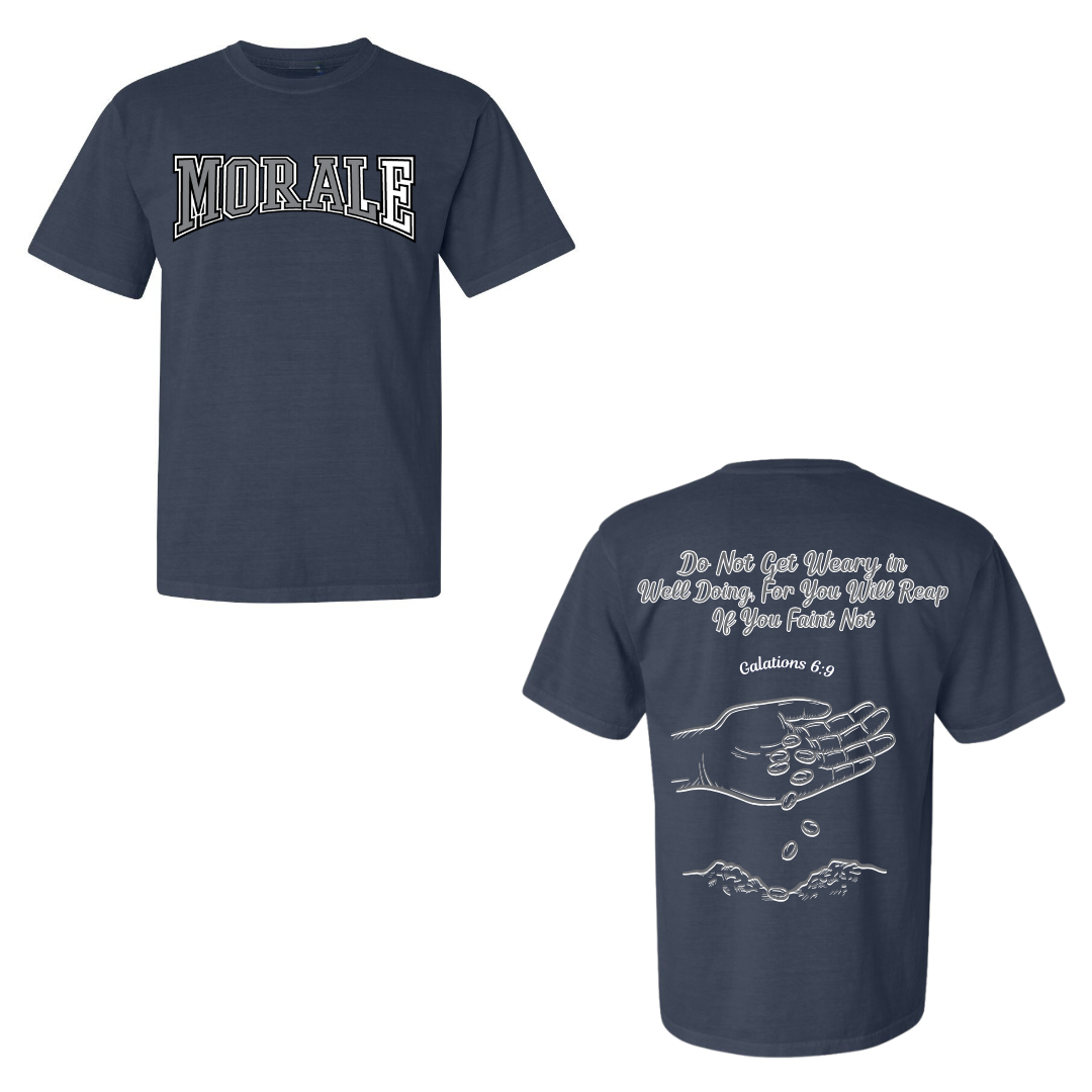 Morale Good Seeds Navy Blue Tees