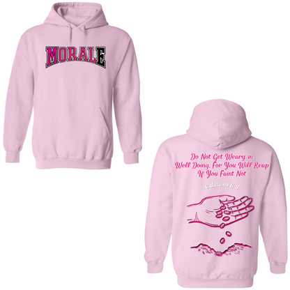 Morale Good Seeds Pink Hoodie