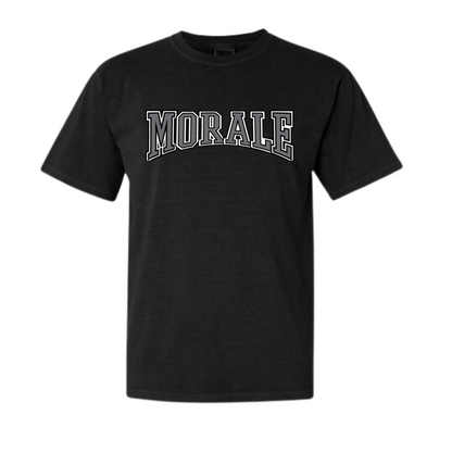 Morale University Black Tee