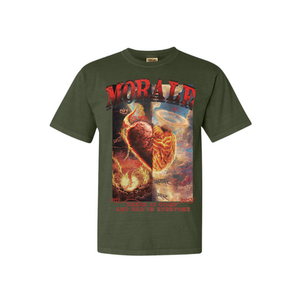 Morale Inner War Military Green Tees