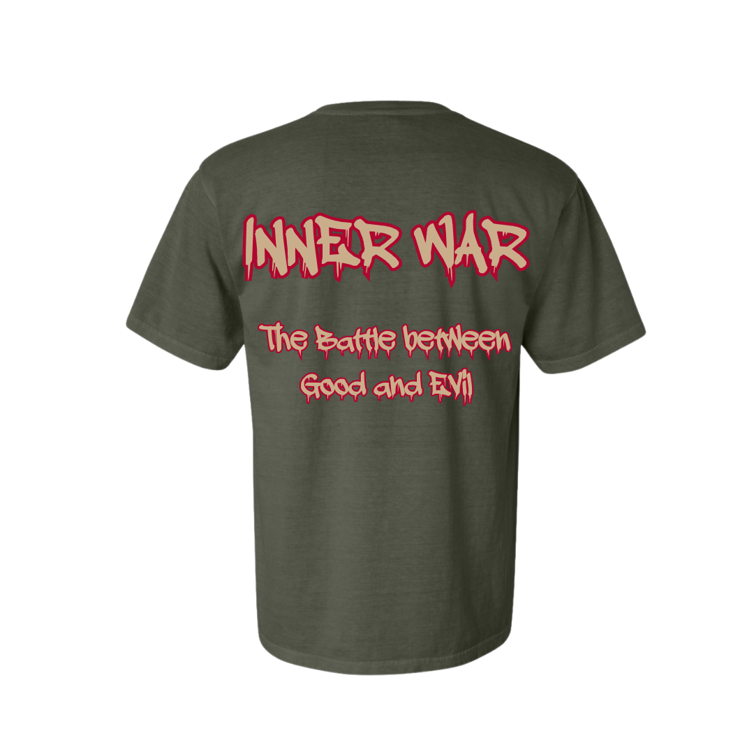 Morale Inner War Military Green Tees