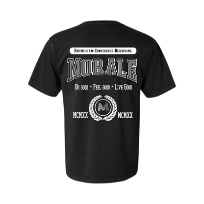 Morale University Black Tee