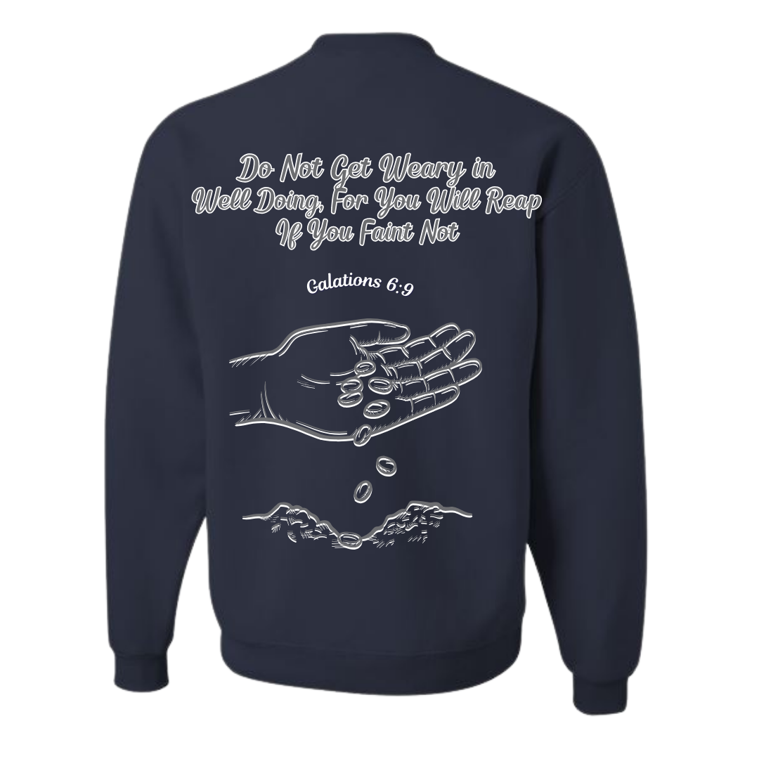 Morale Good Seeds Navy Blue Sweatshirt