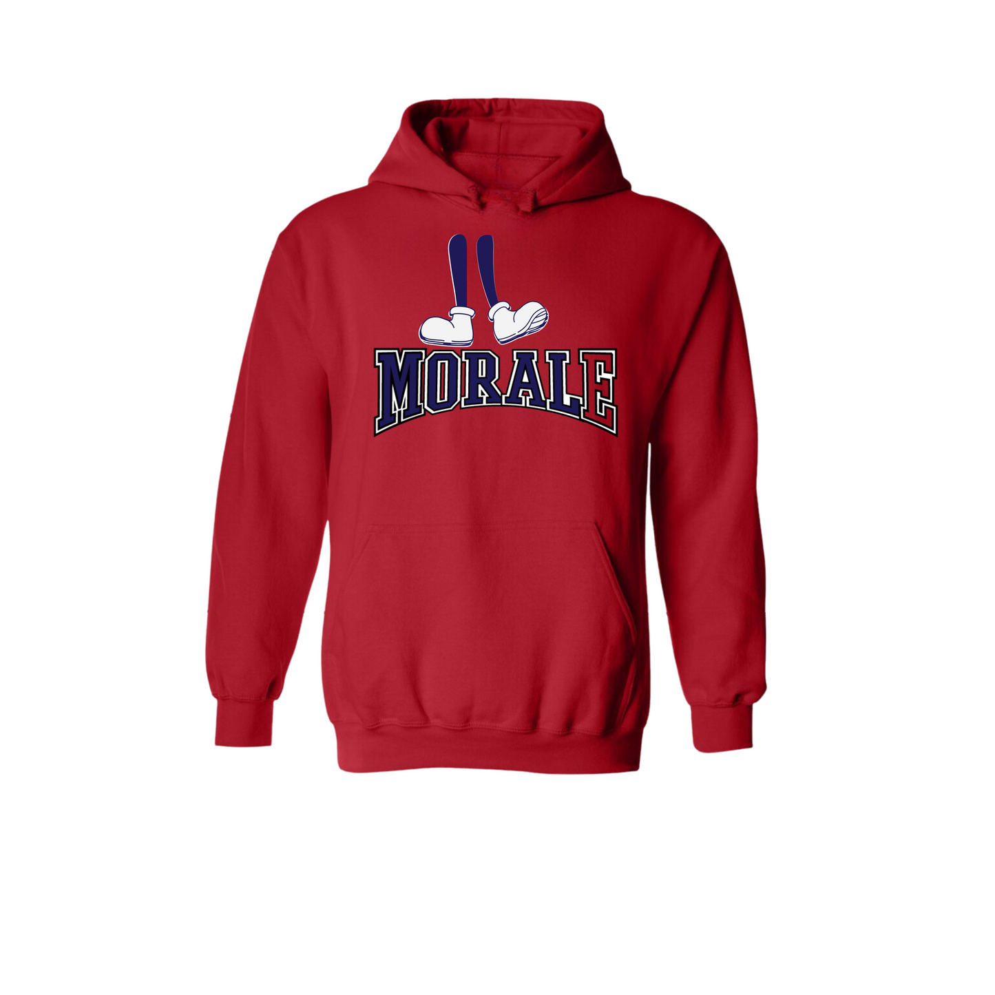 Morale Stand on Morals Red Hoodie