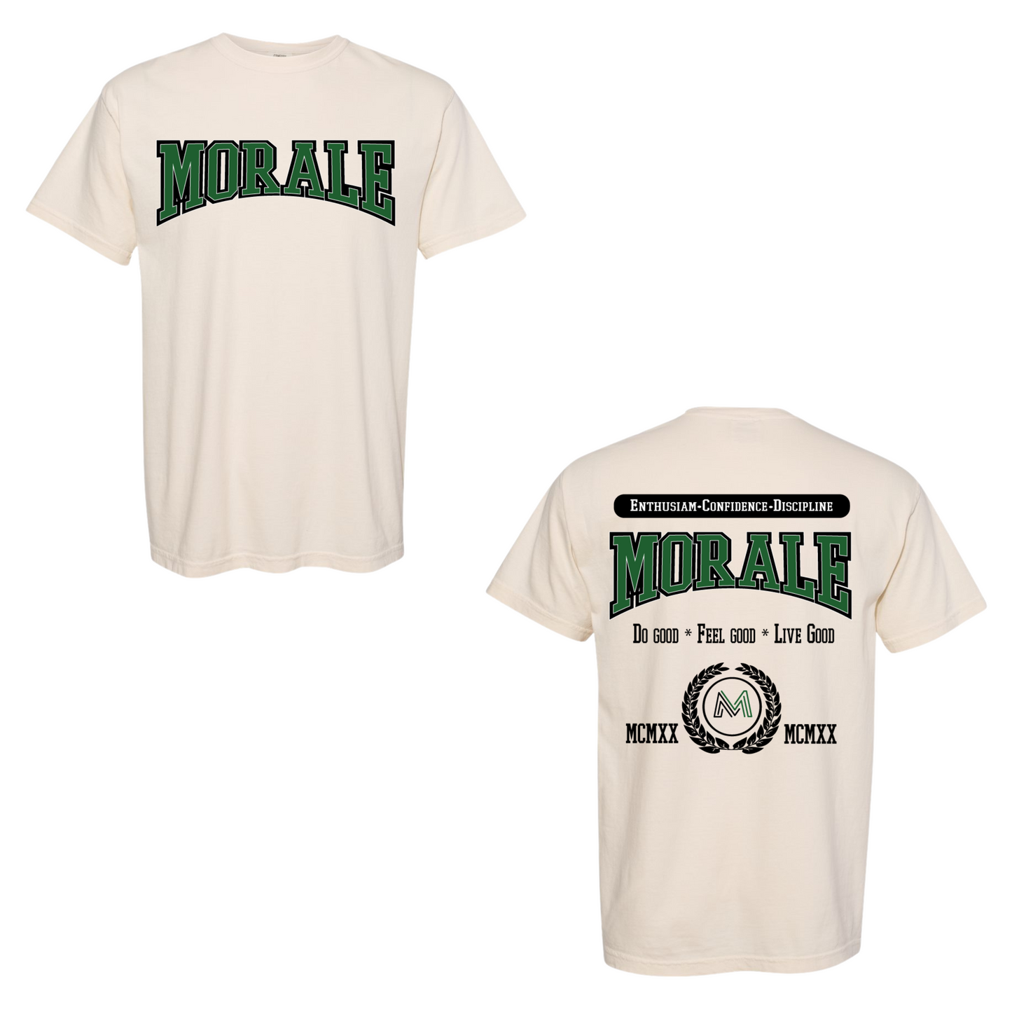 Morale University Ivory Tee