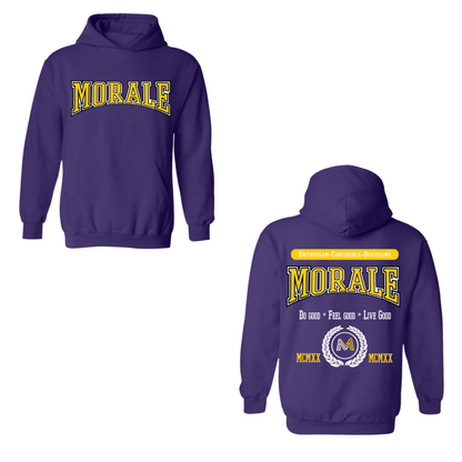 Morale University Purple Hoodie