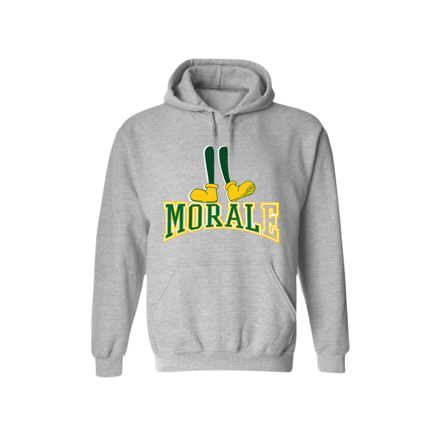 Morale Stand on Morals Gray Hoodie