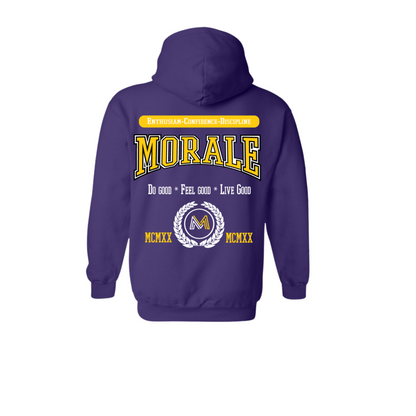 Morale University Purple Hoodie