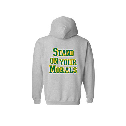 Morale Stand on Morals Gray Hoodie