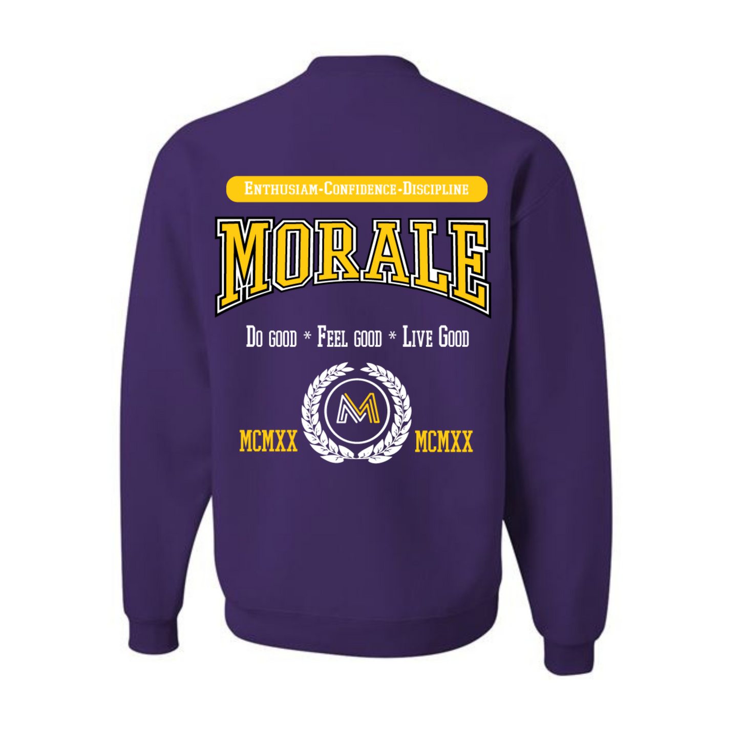 Morale University Purple Sweatshirt