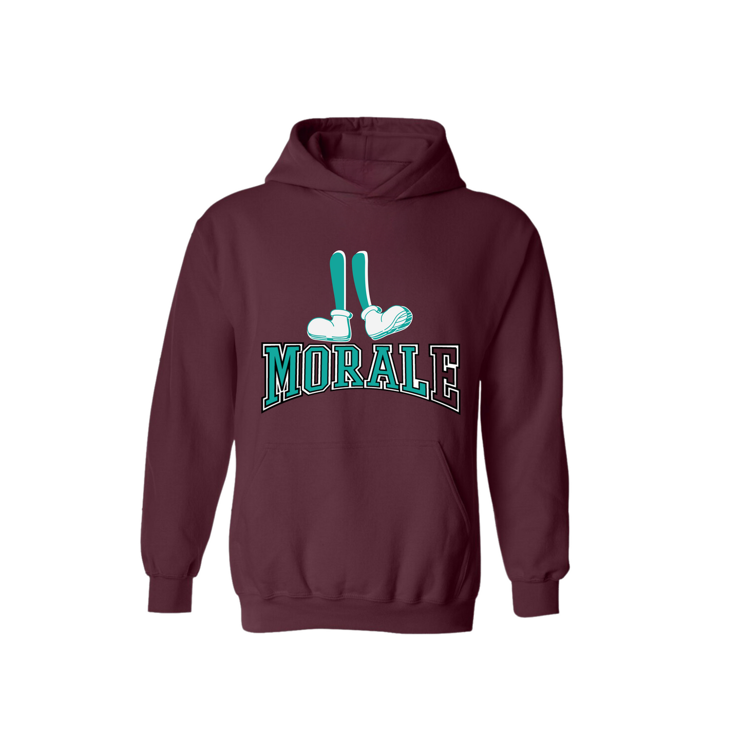 Morale Stand on Morals Maroon Hoodie