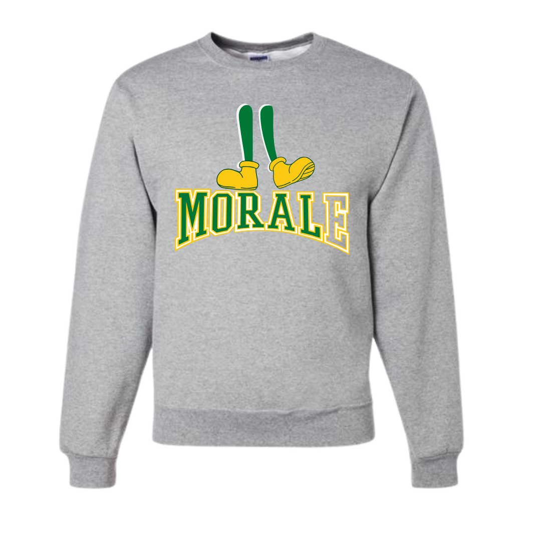 Morale Stand on Morals Gray Sweatshirt