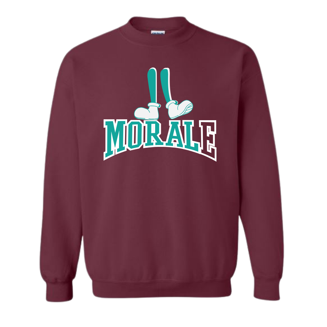 Morale Stand on Morals Maroon Sweatshirt