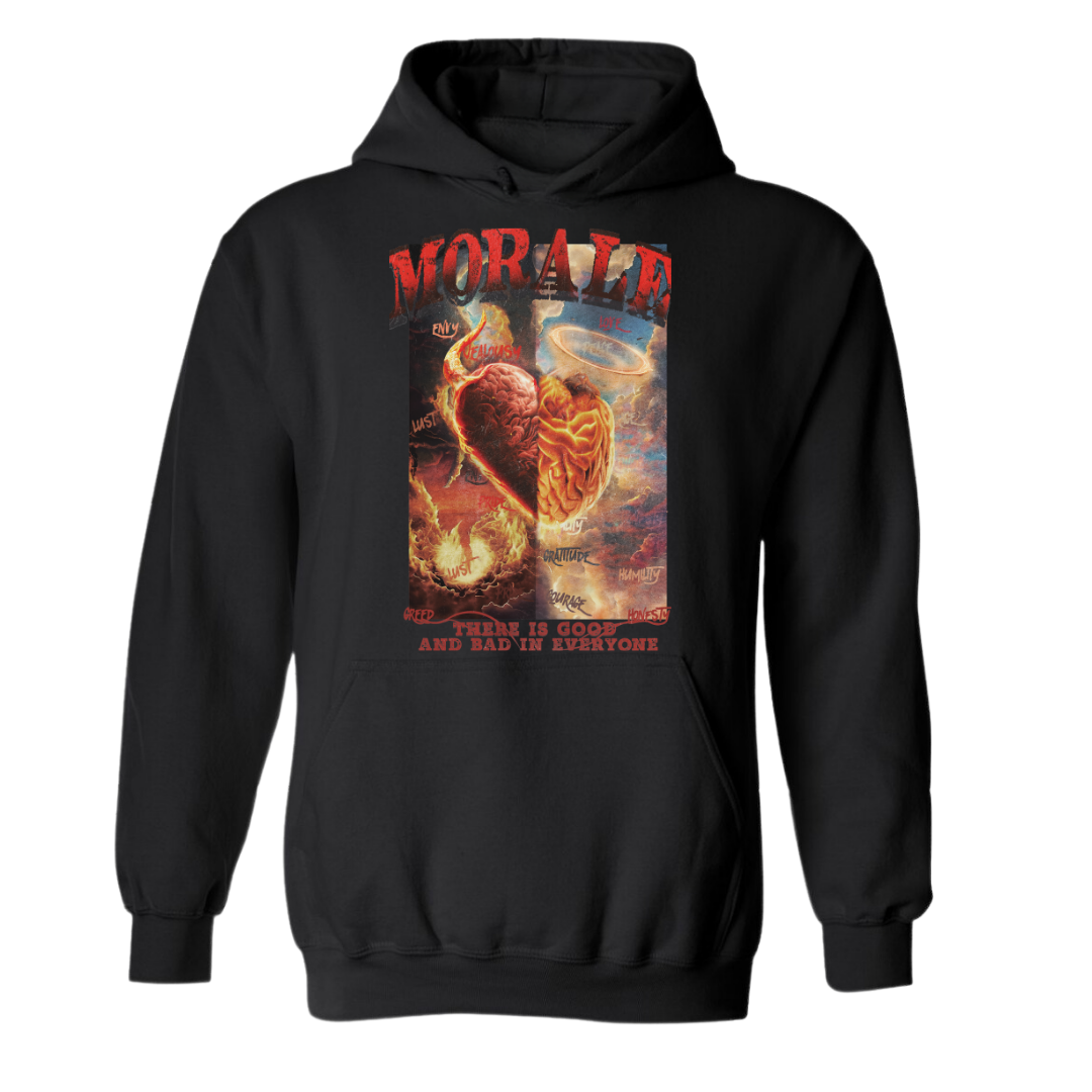 Morale Inner War Black Hoodie