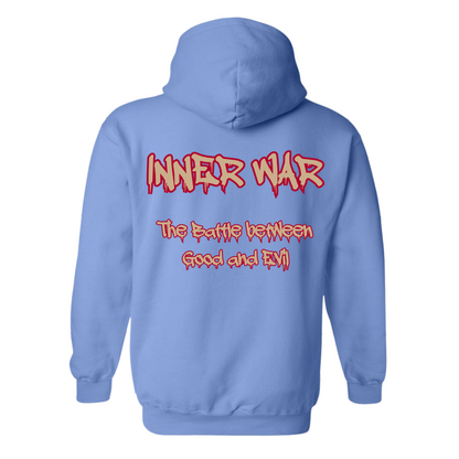 Morale Inner War Carolina Blue Hoodie