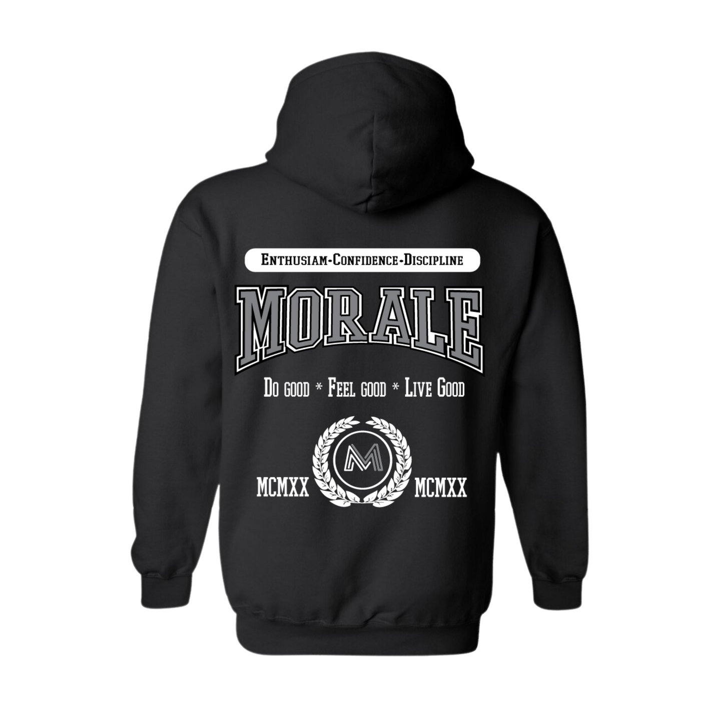 Morale University Black Hoodie