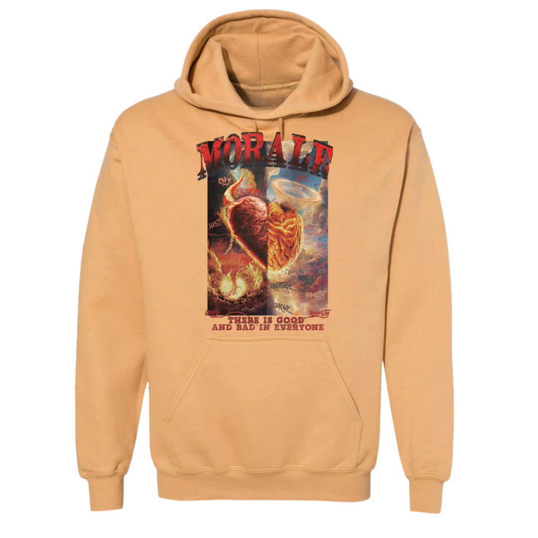 Morale Inner Old Gold Hoodie