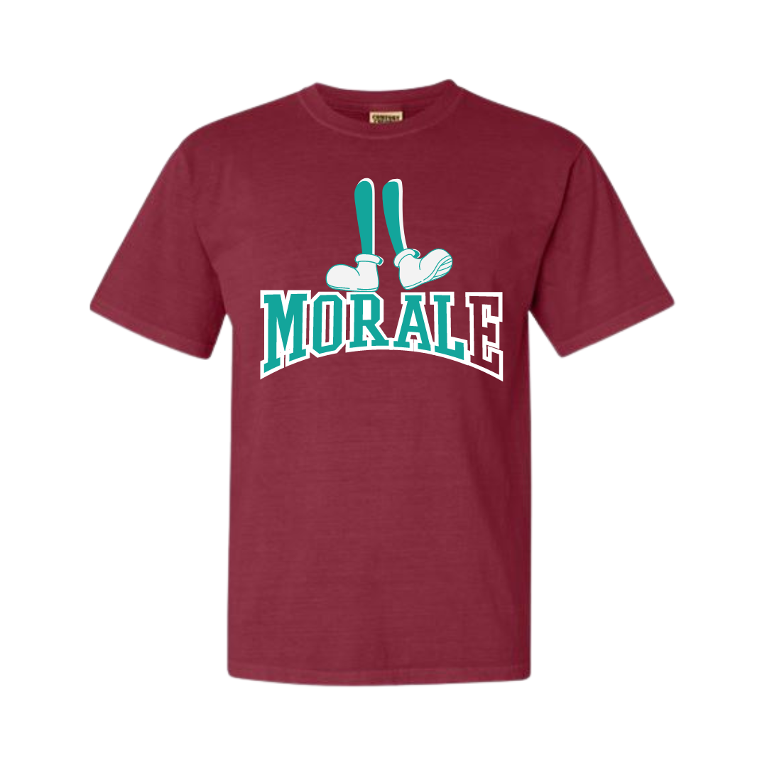 Morale Stand on Morals Maroon Tees