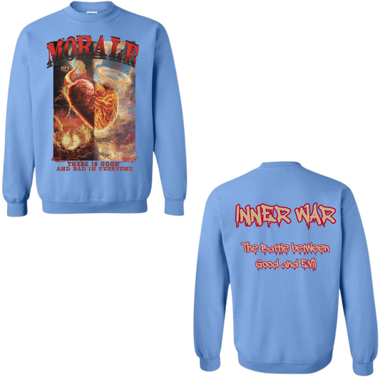 Morale Inner War Carolina Blue Sweatshirt