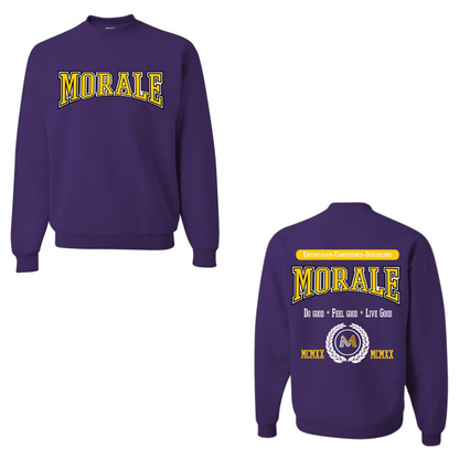 Morale University Purple Sweatshirt